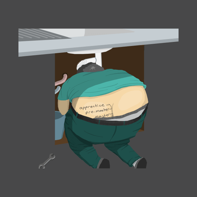 school of plumbers - Lesson one: ass crack by gazonula