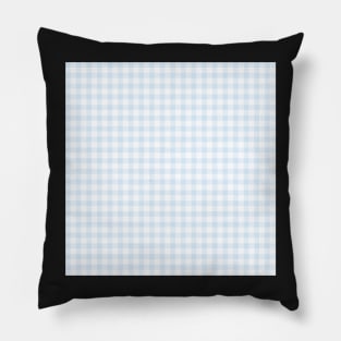 Arya Pastel Blue Gingham by Suzy Hager Pillow