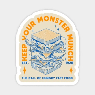 Monster Burguer Magnet