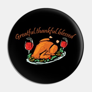 Grateful thankful blessed Pin