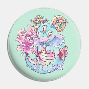 Pastel Capricorn Pin