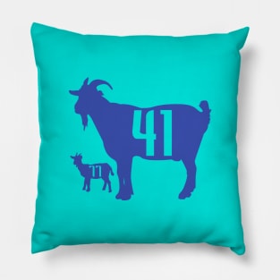 The GOAT - Dirk Nowitzki and Luka Doncic Pillow