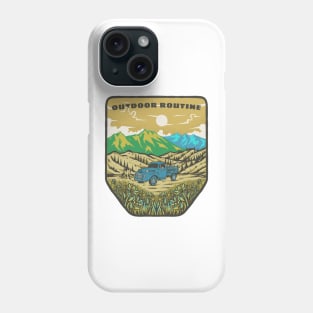 Nature Outdoor Badge Design Phone Case