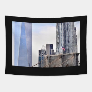 Manhattan seen from Dumbo Tapestry