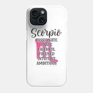 Scorpio Sign Phone Case