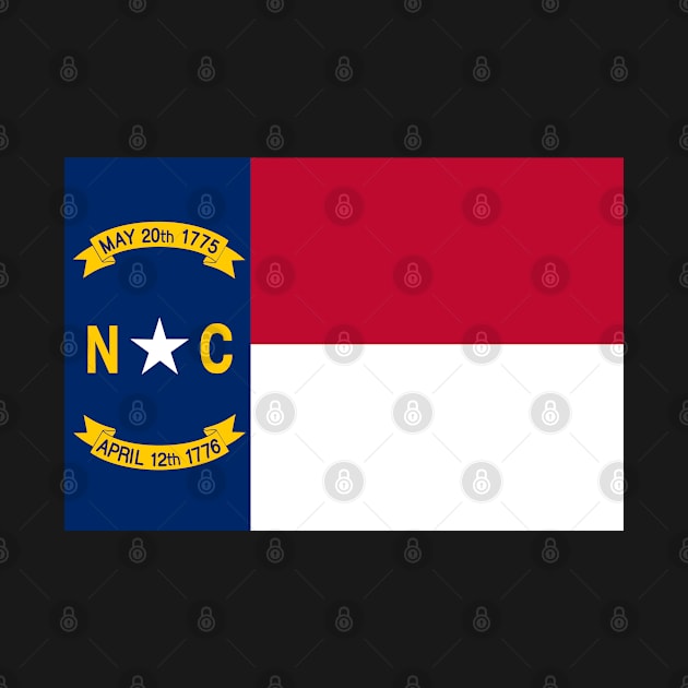 North Carolina State Flag by Lucha Liberation