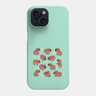 Capybath time Phone Case