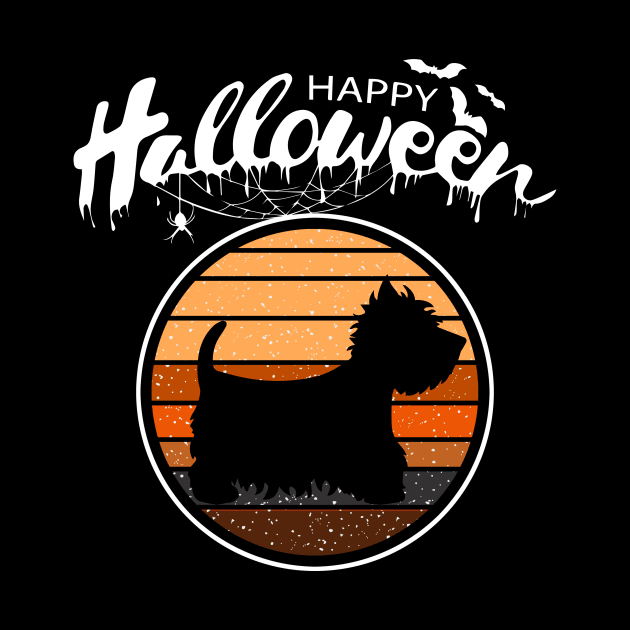 Funny Happy Halloween Beautiful Westie Men Women Kids Gift by mlleradrian