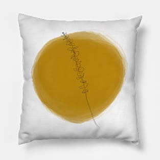 Yellow Eucalyptus Pillow