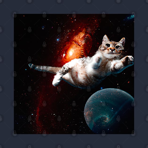 Cat in space by Mr Youpla