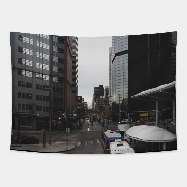 Denver City Block By King Tapestry by Just In Tee Shirts