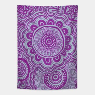 Purple Flowers Tapestry