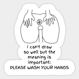 Wash Your Hands Meme Stickers Teepublic