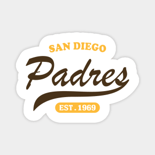 San Diego Padres Classic Style Magnet