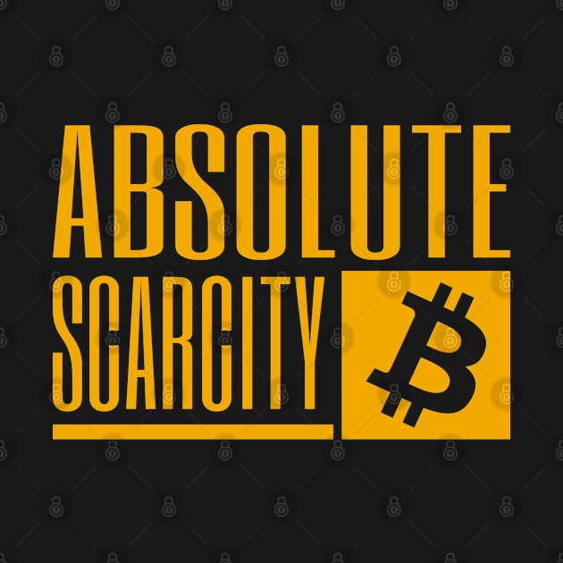 Bitcoin Absolute Scarcity - orange by Babush-kat