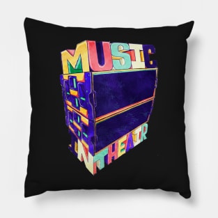 music in the air Pillow