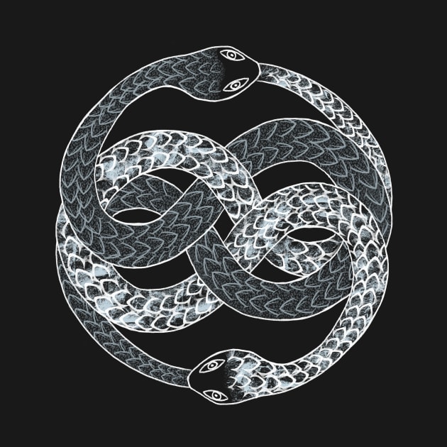 AURYN uroboros. Snake biting it's own tail. Neverending story. by MugDesignStore