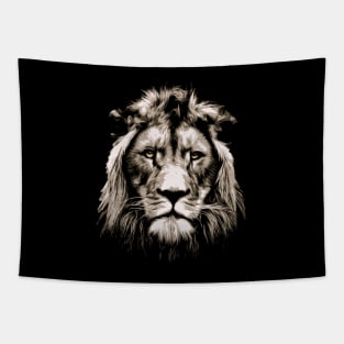 Lion Head Vector Graphic Design Tapestry