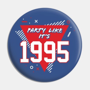 Party Like It's 1995 Buffalo Football Pin