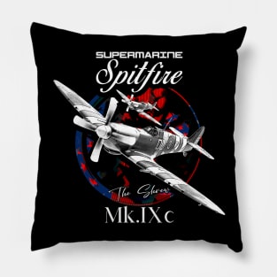 Supermarine Spitfire MK.IXc WW2 Fighter Plane Pillow