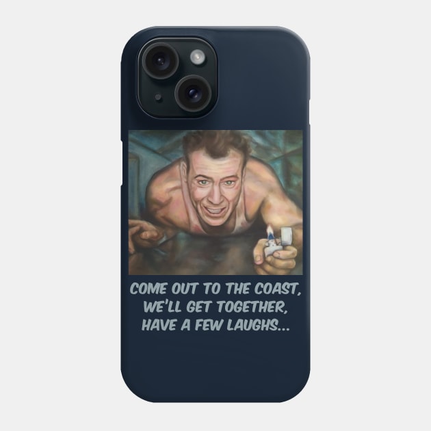 Die Hard (1988): Come out to the coast... Phone Case by SPACE ART & NATURE SHIRTS 