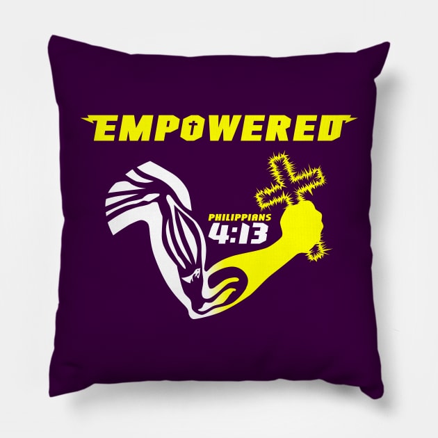 Empowered Christian Shirts Pillow by TGprophetdesigns