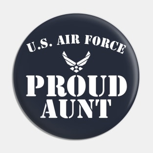 Best Gift for Army - Proud U.S. Air Force Aunt Pin