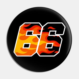 Number 66 Pin