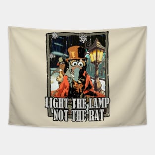 Muppet Christmas Carol "Light The Lamp" - Vintage Tapestry