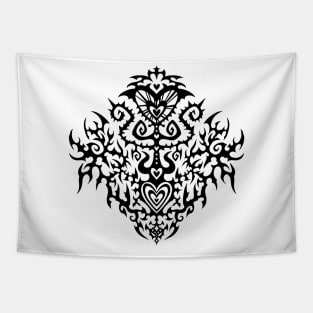 Black Armor Tapestry