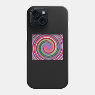modern bright and vibrant modern swirls Phone Case