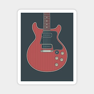 Cherry Special Double Cut Guitar Magnet