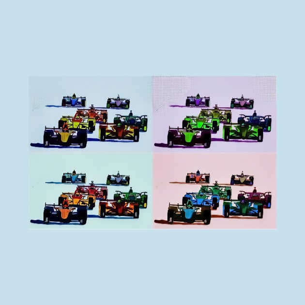 Formula 1 in Pop Art by PB and Junk Arts