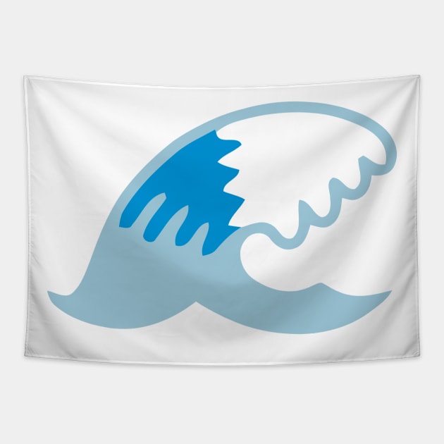 Giant Ocean Wave Emoticon Tapestry by AnotherOne