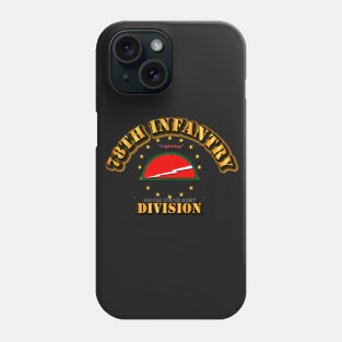 78th Infantry Division - Lightning Phone Case