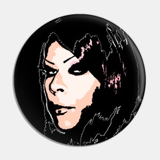 drag queen black background Pin