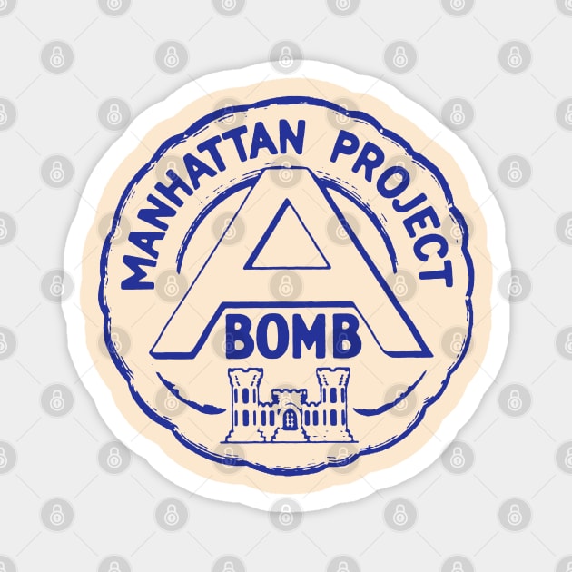 Manhattan Project Los Alamos, Nuclear WW2 Magnet by Distant War