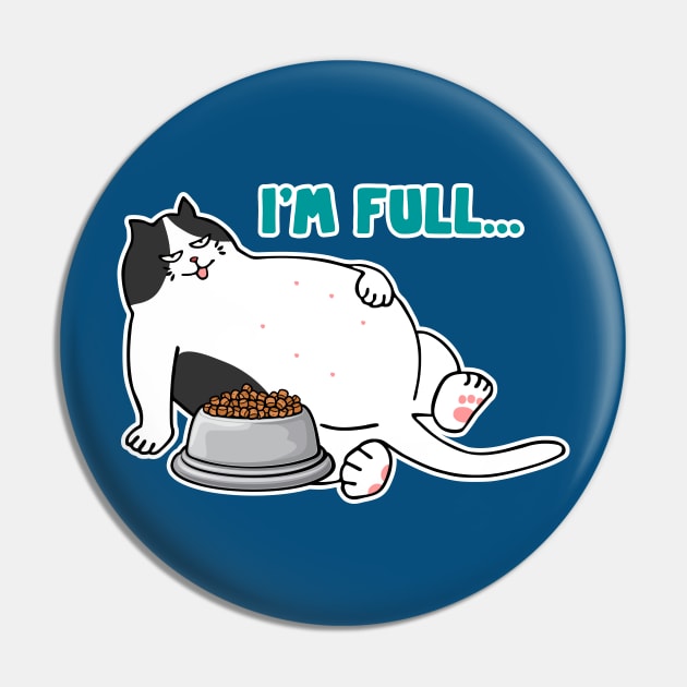 Fat cat Pin by My Happy-Design