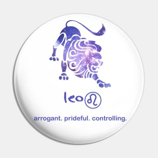 Flawed Leo Pin