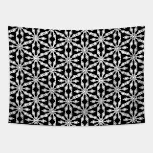 Black and white seamless pattern Tapestry