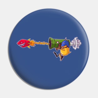 chicken war Pin