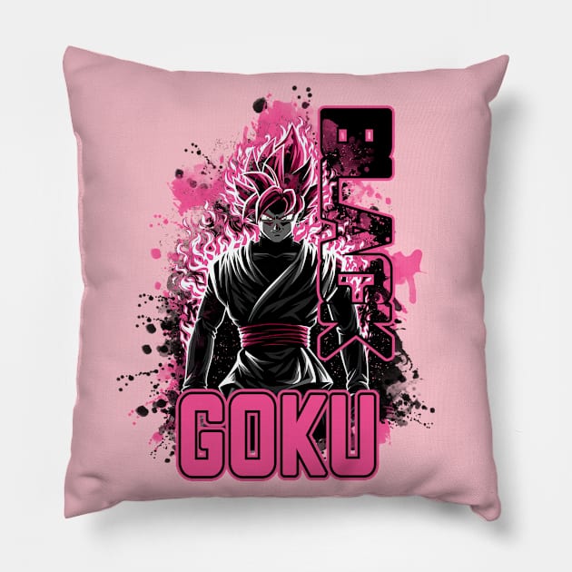 Dragon Ball Super :GOKU Black - Super Saiyan Rose Pillow by EhsanStore