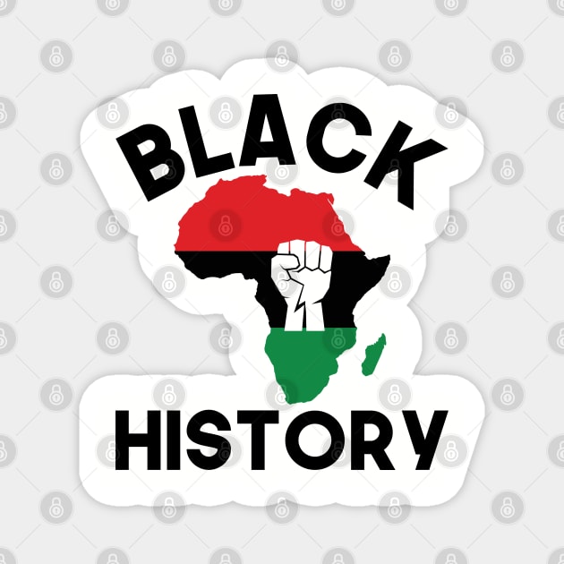 Black Power, Black History Month, Africa Magnet by UrbanLifeApparel