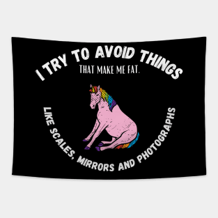 Try To Avoid Things That Make Me Fat Tapestry