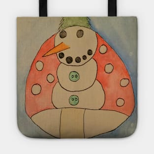 Amanita Snowman Tote