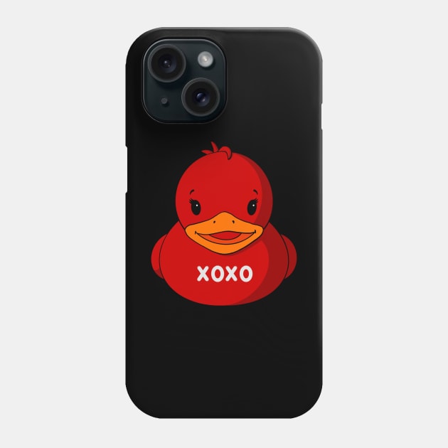 Valentine Rubber Duck Phone Case by Alisha Ober Designs