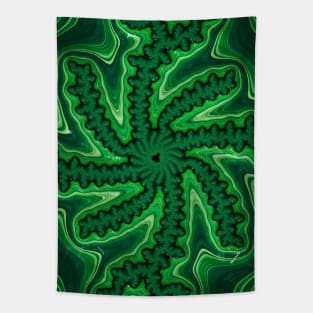 Malachite Fractals 1 Tapestry