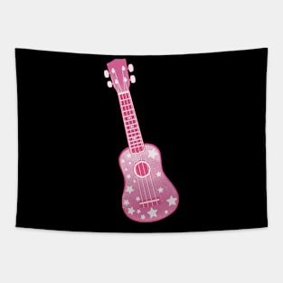 Cool Pink Guitar Tapestry