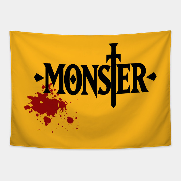 Monster Anime Manga Monster Anime Tapestry TeePublic