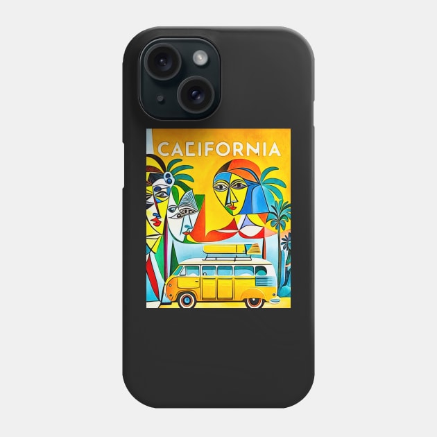 California, globetrotters Phone Case by Zamart20